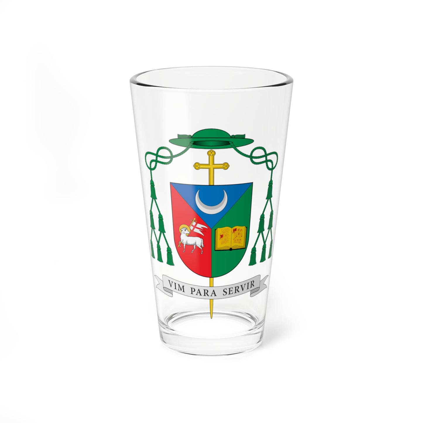 Escudo de Escudo de Luiz Carlos Dias (Spain) (Coat of Arms) Pint Glass 16oz