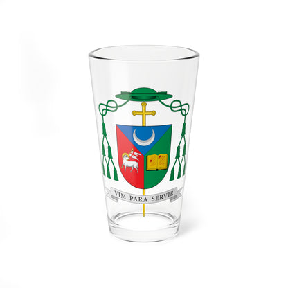 Escudo de Escudo de Luiz Carlos Dias (Spain) (Coat of Arms) Pint Glass 16oz