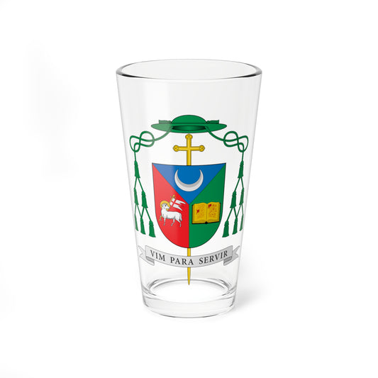 Escudo de Escudo de Luiz Carlos Dias (Spain) (Coat of Arms) Pint Glass 16oz