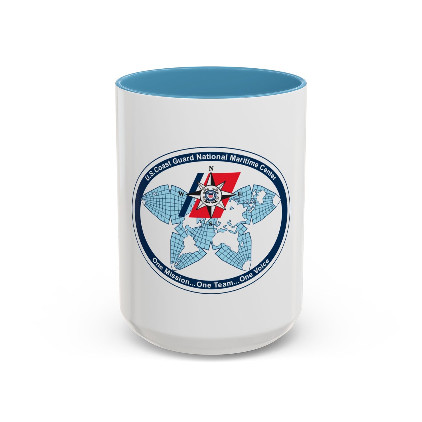 USCG National Matitime Center (U.S. Coast Guard) Accent Coffee Mug