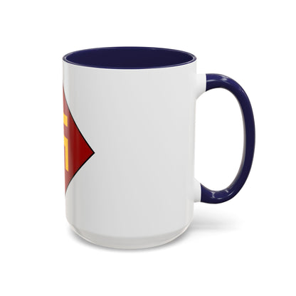 Patch of the 45th Infantry Division 19241939 (U.S. Army) Accent Coffee Mug