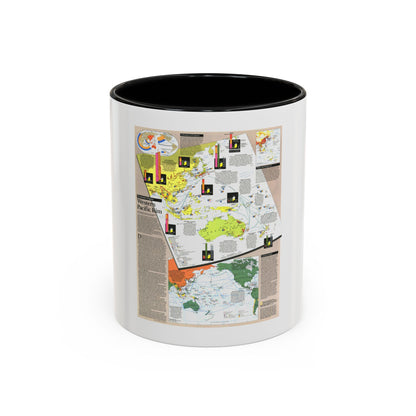 Pacific - Western Rim (1989) (Map) Accent Coffee Mug