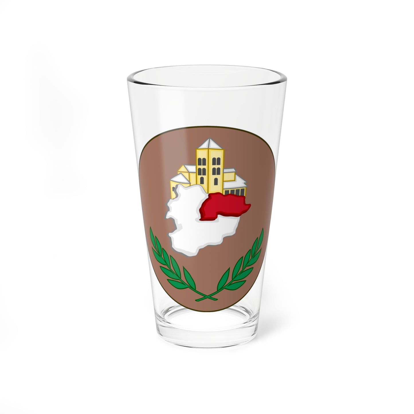 Emblem of Canillo (Andorra) (Coat of Arms) Pint Glass 16oz