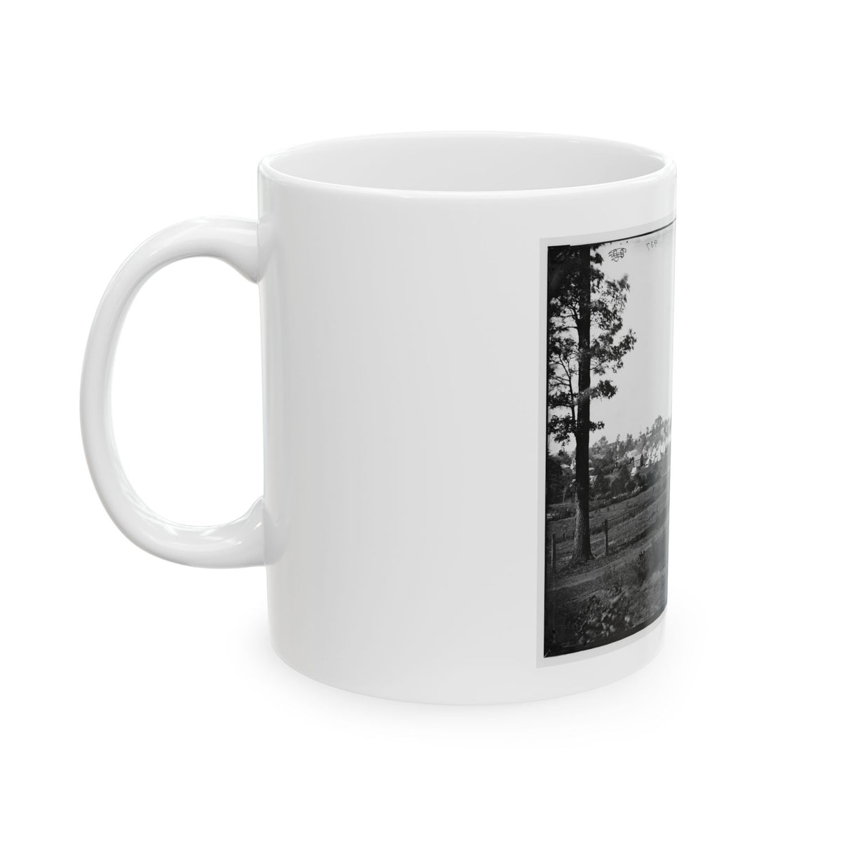 Culpeper, Va. Encampment On The Edge Of Town (U.S. Civil War) White Coffee Mug