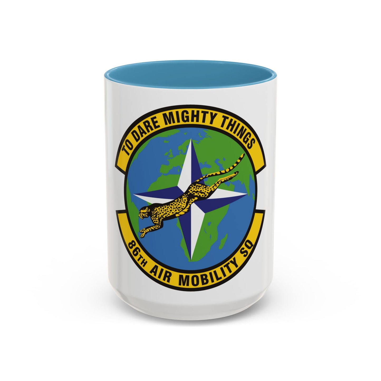 86th Air Mobility Squadron (U.S. Air Force) Accent Coffee Mug