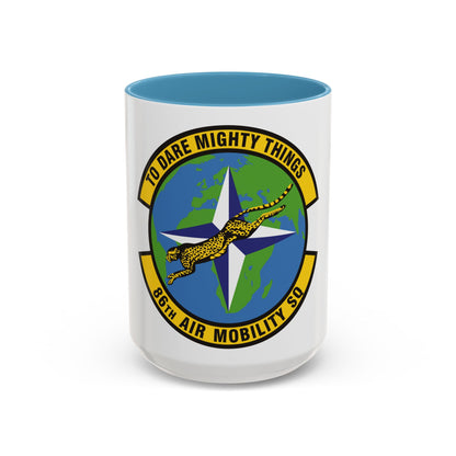 86th Air Mobility Squadron (U.S. Air Force) Accent Coffee Mug