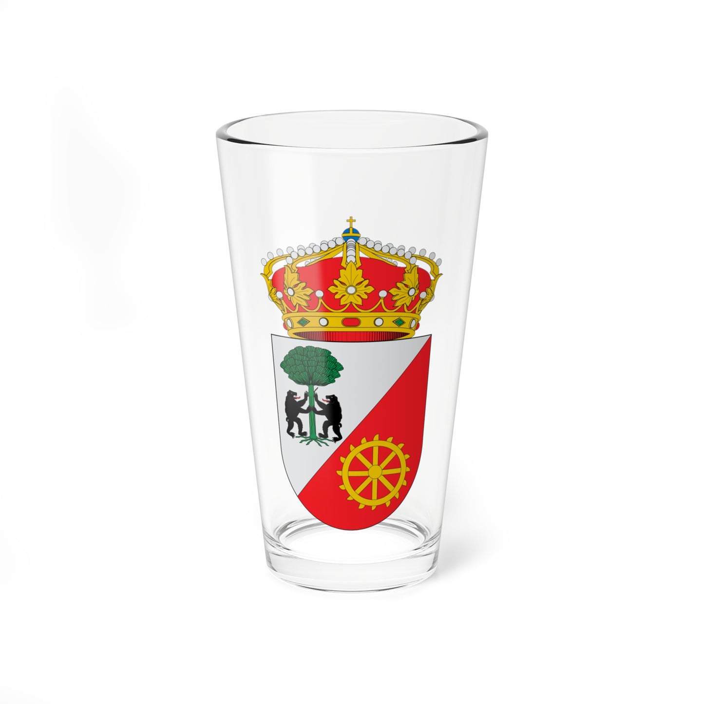 Escudo de Alcollarín (Spain) (Coat of Arms) Pint Glass 16oz