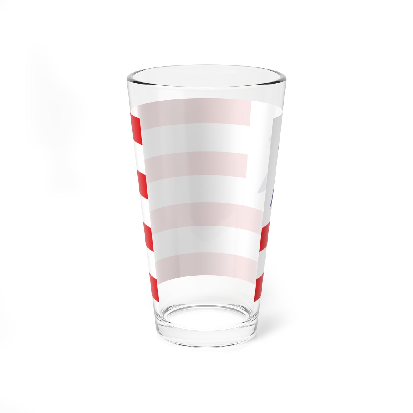 Chtou District Flag (France) Pint Glass 16oz