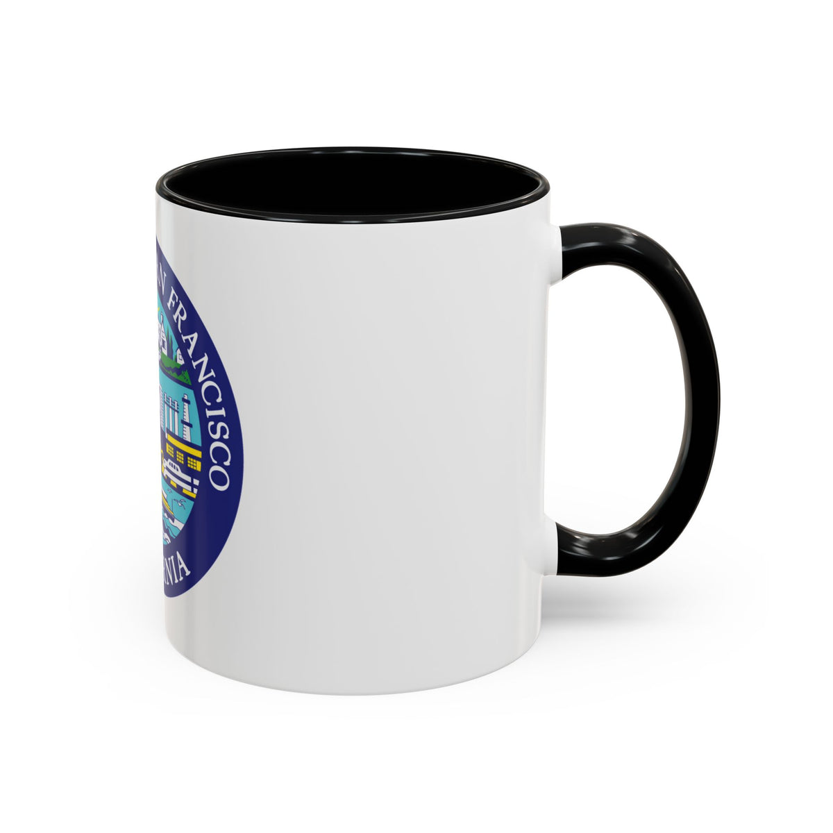Seal of South San Francisco California - Accent Coffee Mug