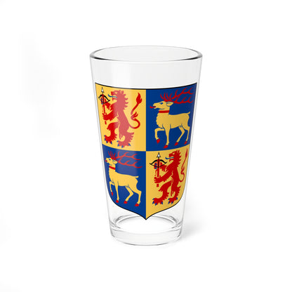 Kalmars läns vapen (Sweden) (Coat of Arms) Pint Glass 16oz