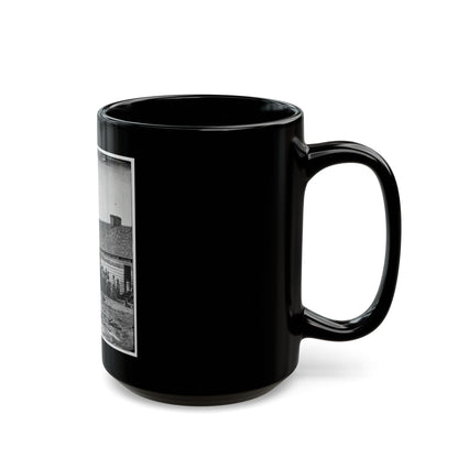 Beaufort, South Carolina. Group Of Negroes On J.J. Smith's Plantation (U.S. Civil War) Black Coffee Mug