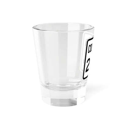 Colorado 206 1946 (Colorado) (Road Sign) Shot Glass 1.5oz-Go Mug Yourself