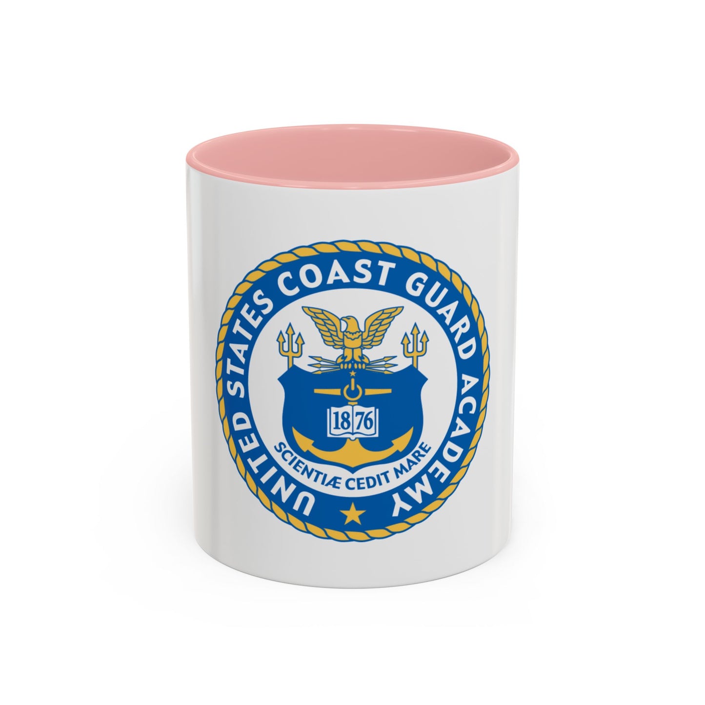 USCG Academy (U.S. Coast Guard) Accent Coffee Mug