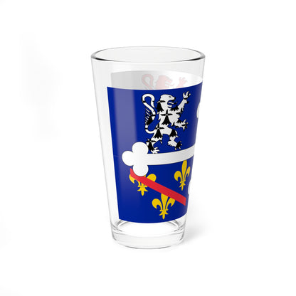 Flag of Ain variant (France) Pint Glass 16oz