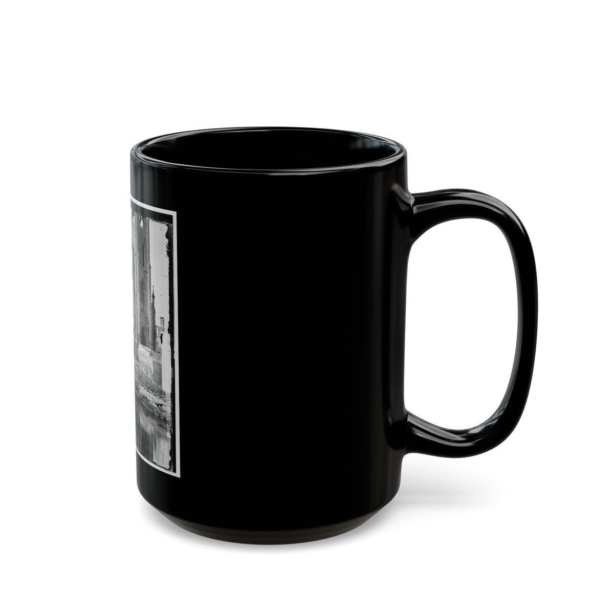 Charleston, S.C. Cathedral Of St. John And St. Finbar; Another View (U.S. Civil War) Black Coffee Mug