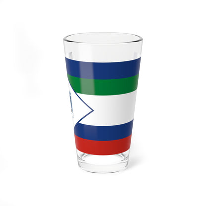 Flag of Vorkuta (Russia) Pint Glass 16oz