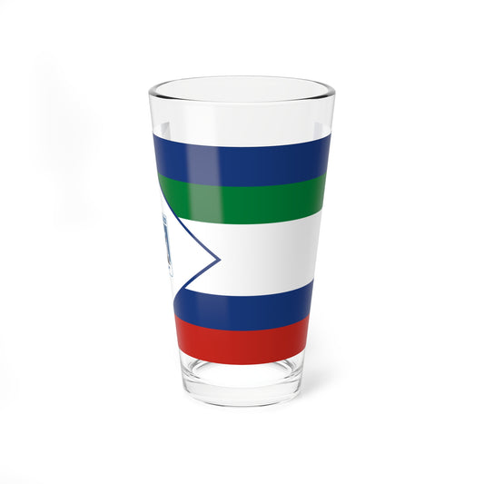 Flag of Vorkuta (Russia) Pint Glass 16oz