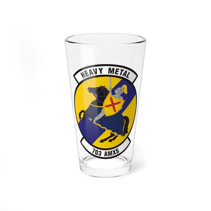 703d Aircraft Maintenance Squadron (U.S. Air Force) Pint Glass 16oz-16oz-Go Mug Yourself