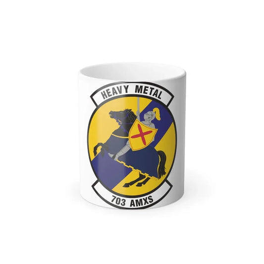 703d Aircraft Maintenance Squadron (U.S. Air Force) Color Changing Coffee Mug 11oz - Go Mug Yourself