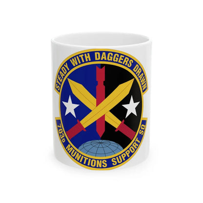 703d Munitions Support Squadron (U.S. Air Force) White Coffee Mug-11oz-Go Mug Yourself