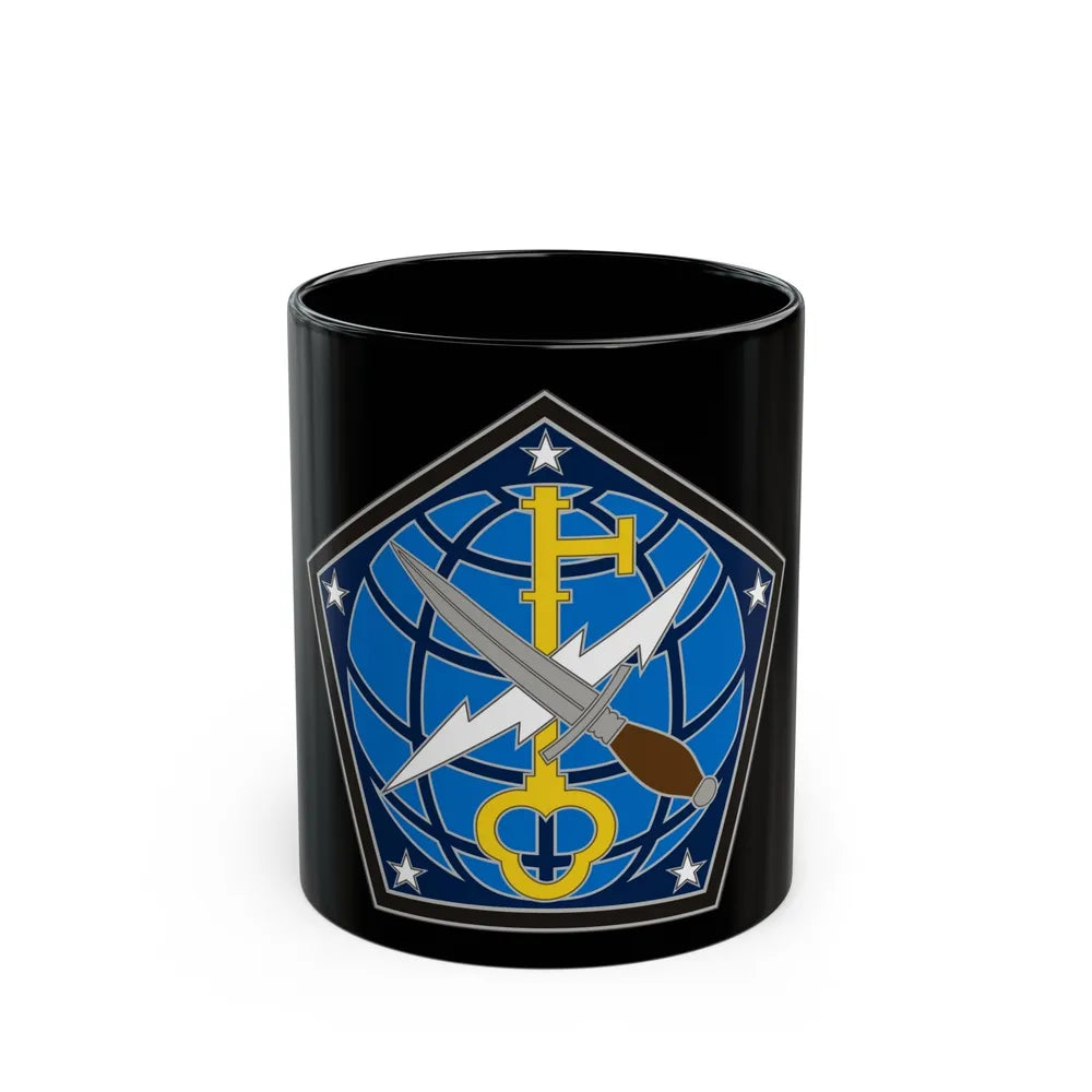 704 Military Intelligence Brigade (U.S. Army) Black Coffee Mug-11oz-Go Mug Yourself