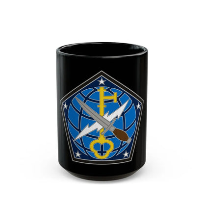 704 Military Intelligence Brigade (U.S. Army) Black Coffee Mug-15oz-Go Mug Yourself