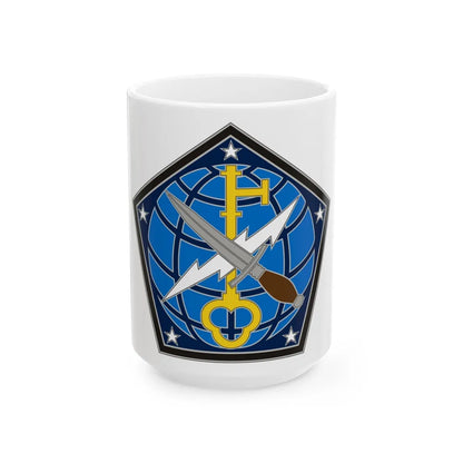 704 Military Intelligence Brigade (U.S. Army) White Coffee Mug-15oz-Go Mug Yourself