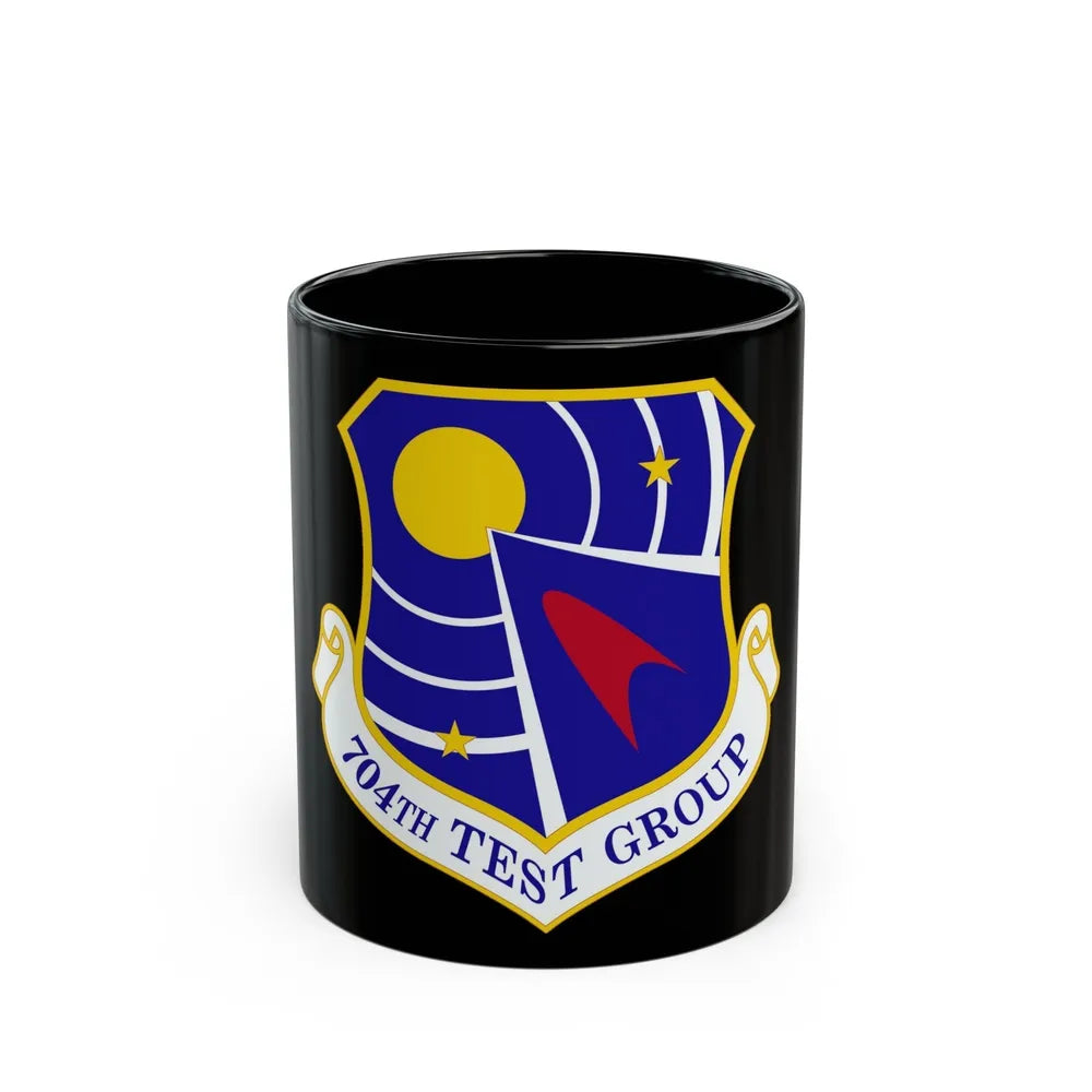 704 Test Group AFMC (U.S. Air Force) Black Coffee Mug-11oz-Go Mug Yourself