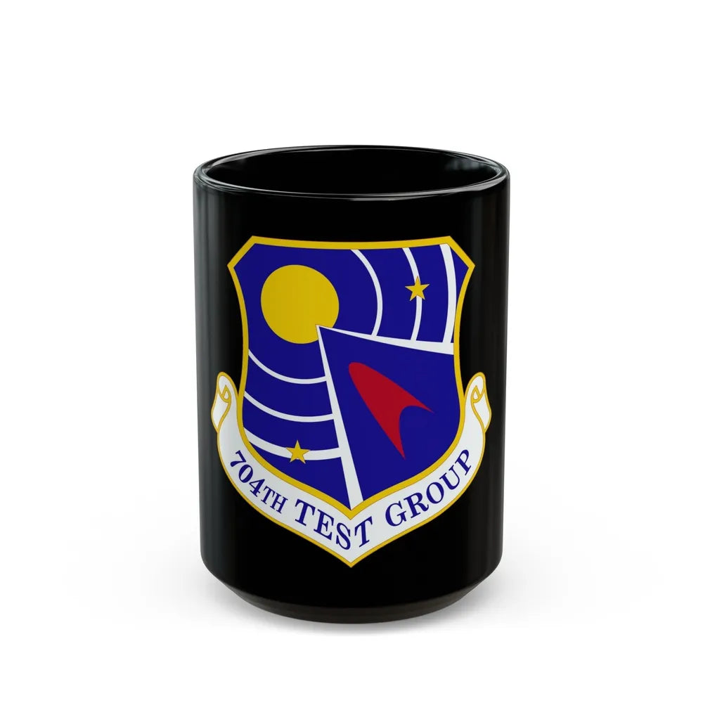 704 Test Group AFMC (U.S. Air Force) Black Coffee Mug-15oz-Go Mug Yourself