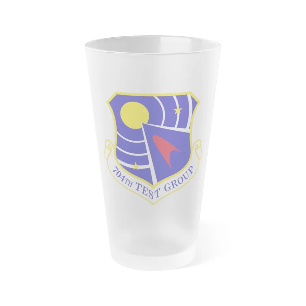 704 Test Group AFMC (U.S. Air Force) Frosted Pint Glass 16oz-16oz-Frosted-Go Mug Yourself