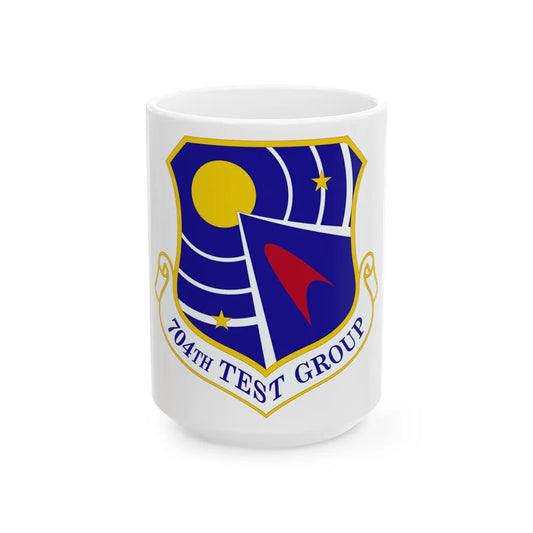 704 Test Group AFMC (U.S. Air Force) White Coffee Mug-15oz-Go Mug Yourself