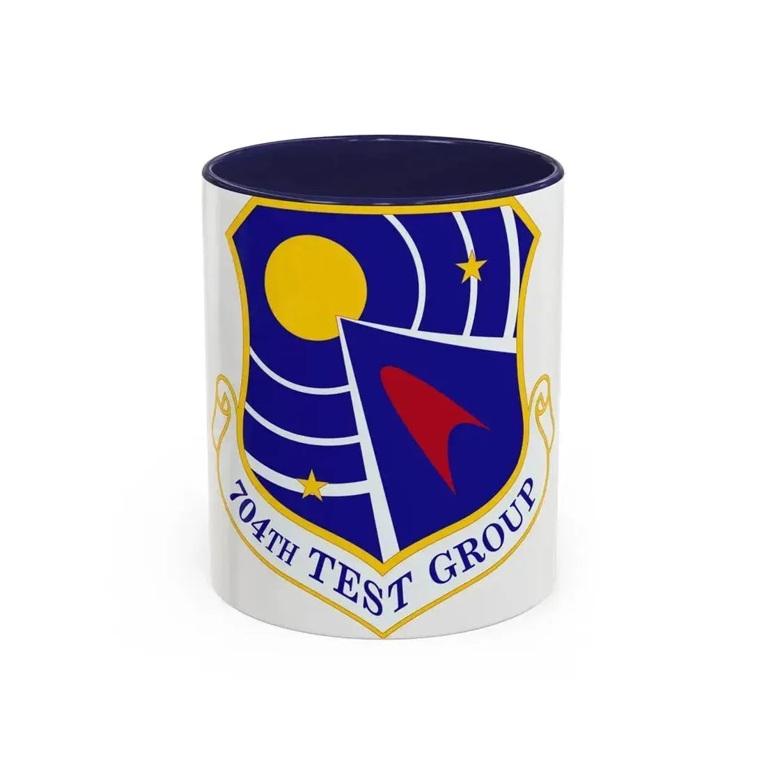 704 Test Group AFMC (U.S. Air Force) Accent Coffee Mug 11oz Navy - Go Mug Yourself