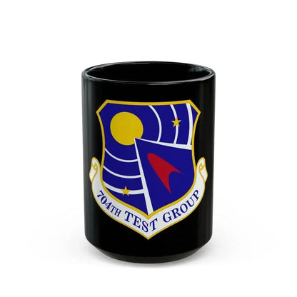 704 Test Group AFMC (U.S. Air Force) Black Coffee Mug 15oz - Go Mug Yourself