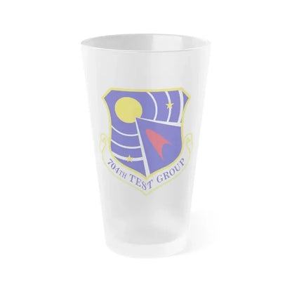 704 Test Group AFMC (U.S. Air Force) Frosted Pint Glass 16oz 16oz Frosted - Go Mug Yourself