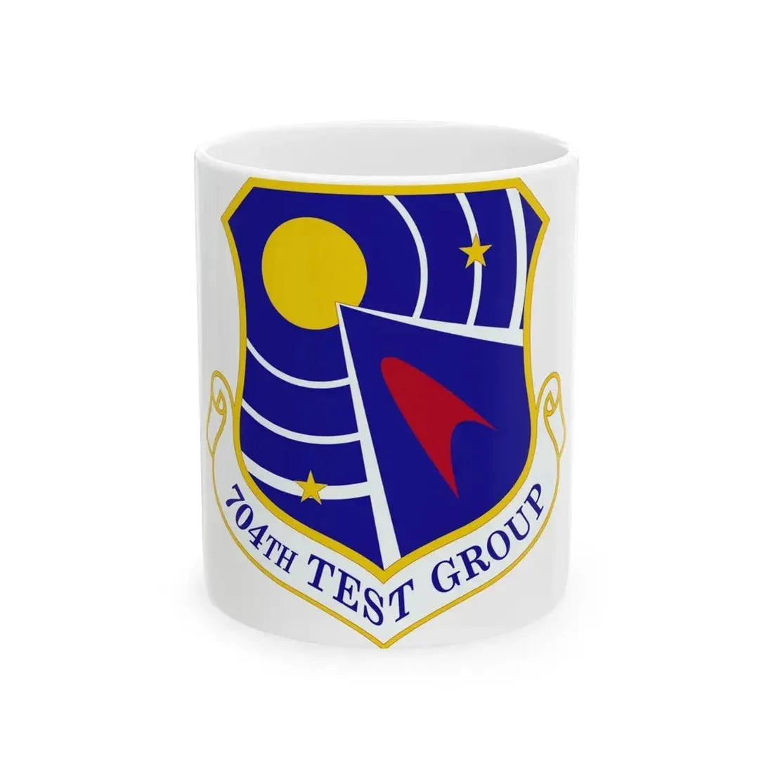 704 Test Group AFMC (U.S. Air Force) White Coffee Mug 11oz - Go Mug Yourself