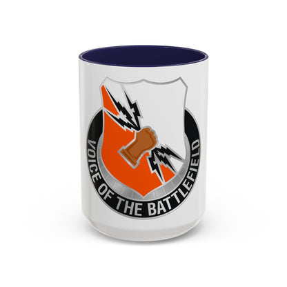 136 Signal Battalion (U.S. Army) Accent Coffee Mug