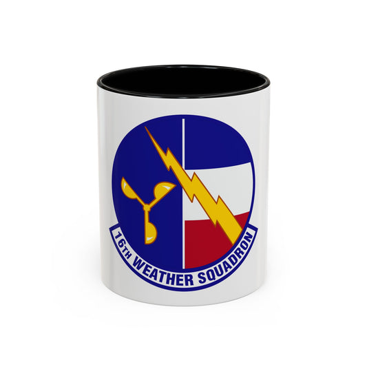 16 Weather Squadron AFWA (U.S. Air Force) Accent Coffee Mug