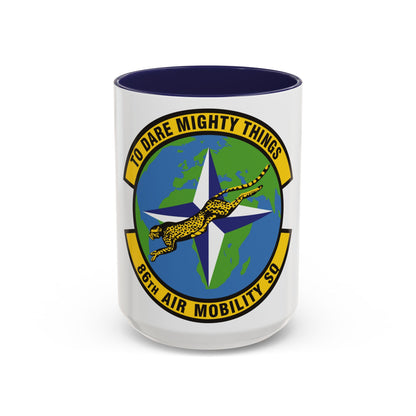 86th Air Mobility Squadron (U.S. Air Force) Accent Coffee Mug