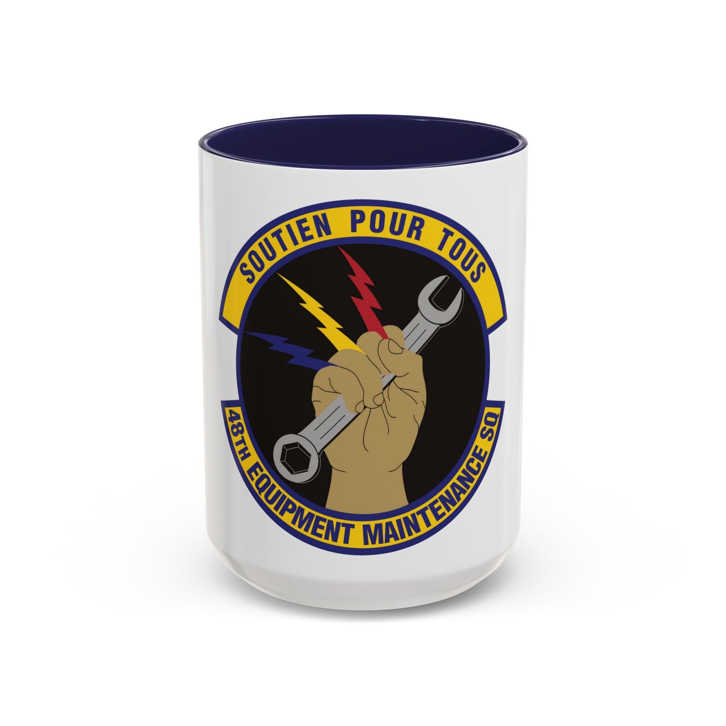 48th Equipment Maintenance Squadron (U.S. Air Force) Accent Coffee Mug