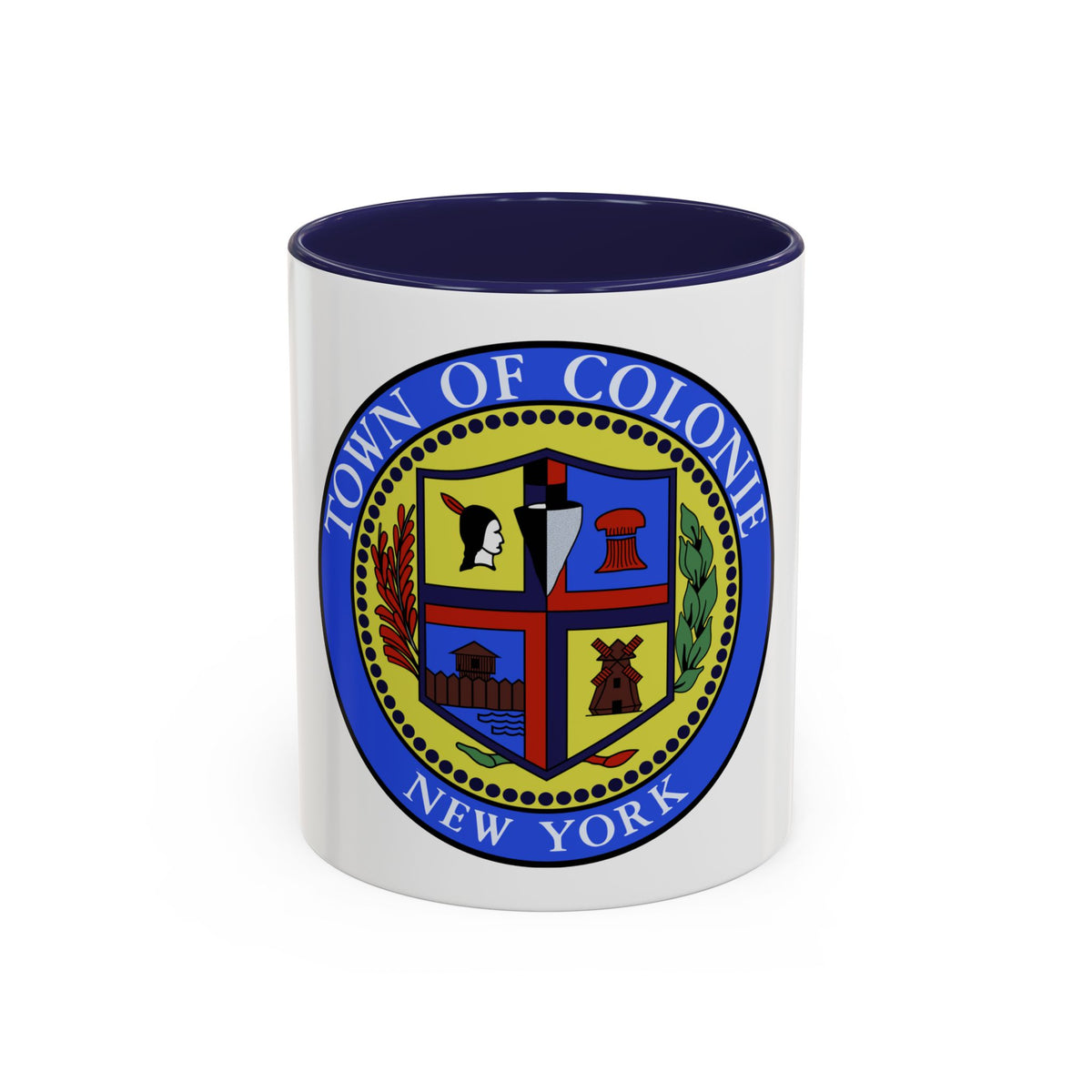 Seal of town of Colonie - Accent Coffee Mug