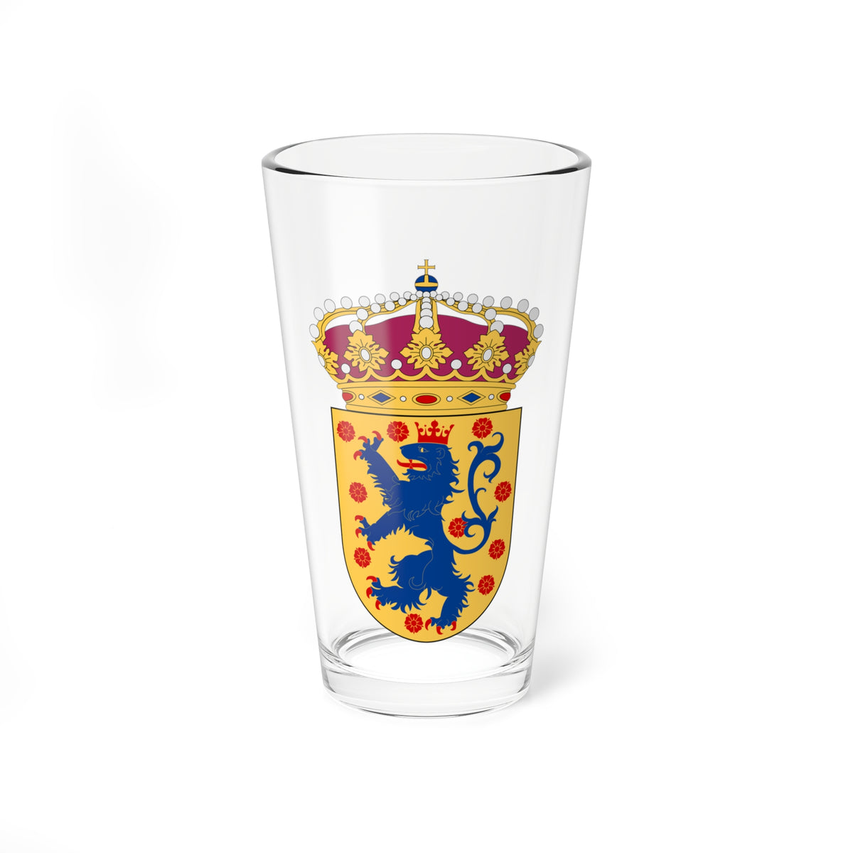 HMS Ystad vapen (Sweden) (Coat of Arms) Pint Glass 16oz