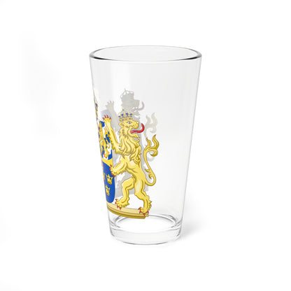 Greater coat of arms of Suède Palatinat (Germany) (Coat of Arms) Pint Glass 16oz