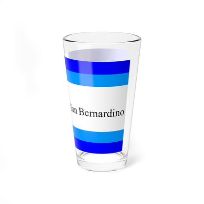 Flag of San Bernardino County California 1984-2024 (United States) Pint Glass 16oz