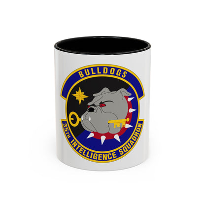 35 Intelligence Squadron AFISRA (U.S. Air Force) Accent Coffee Mug