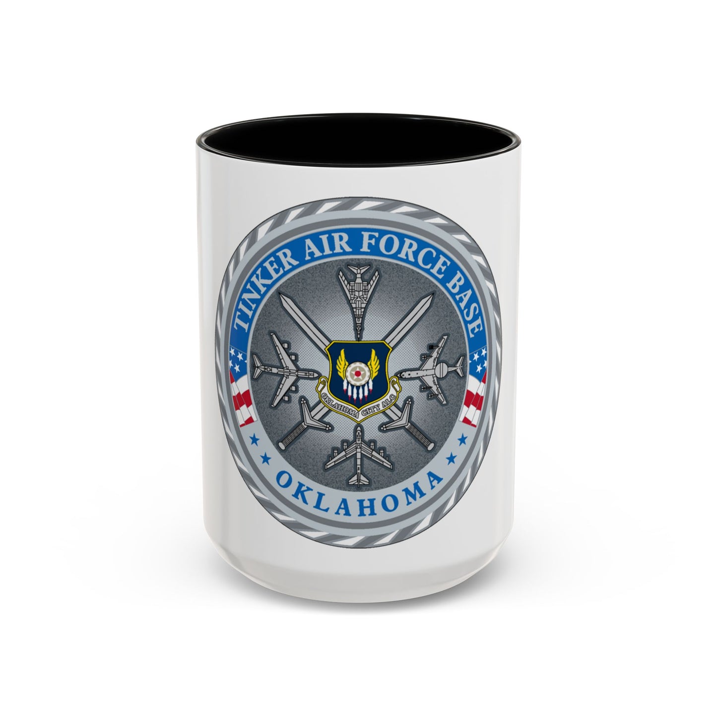 Tinker AF Base (U.S. Air Force) Accent Coffee Mug