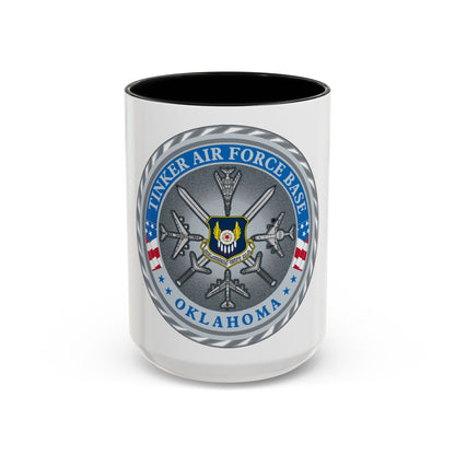 Tinker AF Base (U.S. Air Force) Accent Coffee Mug