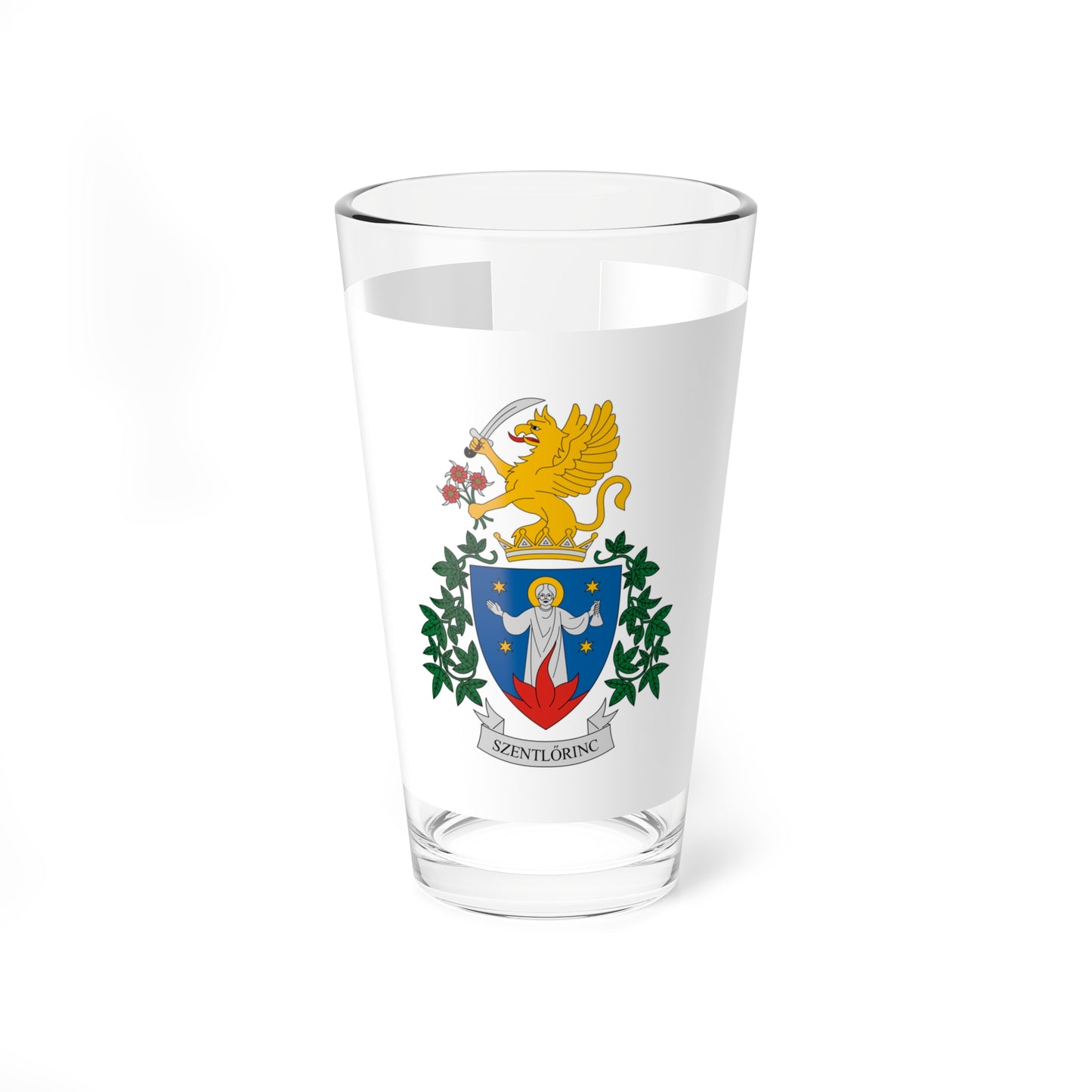 Flag of Szentlorinc (Hungary) Pint Glass 16oz