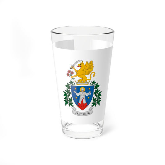 Flag of Szentlorinc (Hungary) Pint Glass 16oz