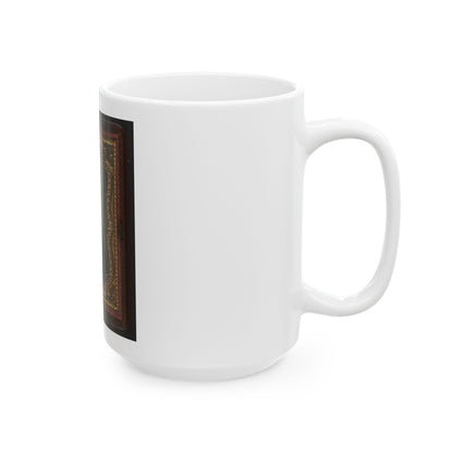 Unidentified Soldier In Union Uniform And Slouch Hat 002 (U.S. Civil War) White Coffee Mug