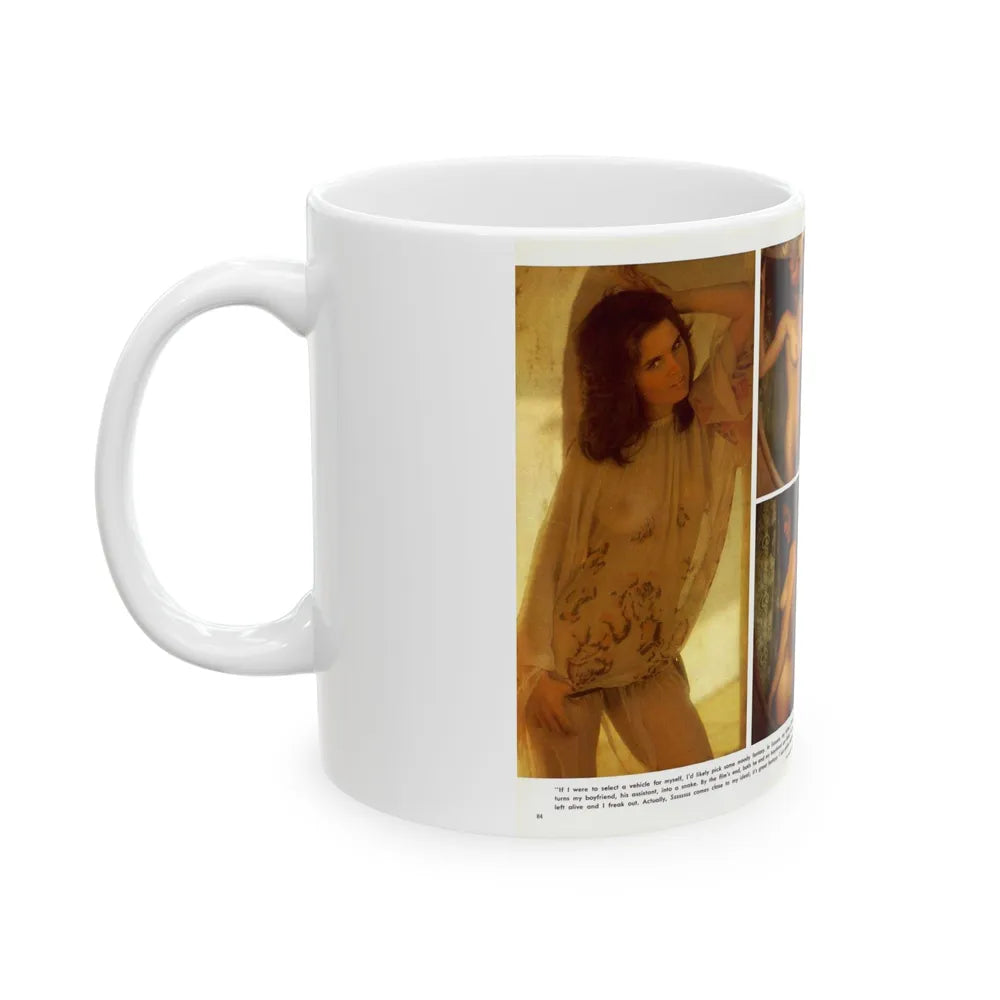 Heather Menzies #10 - Nudes (Vintage Female Icon) White Coffee Mug-Go Mug Yourself